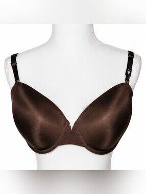 Victoria’s Secret Sexy Illusions Push Up Strapless Bra 38DD Multiway Brown